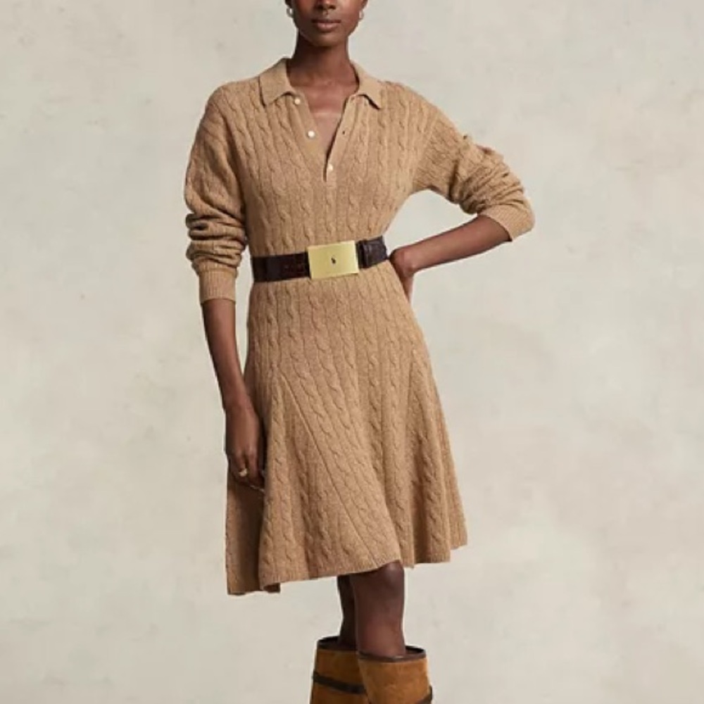 Ralph Lauren Wool Cashmere Mini Dress